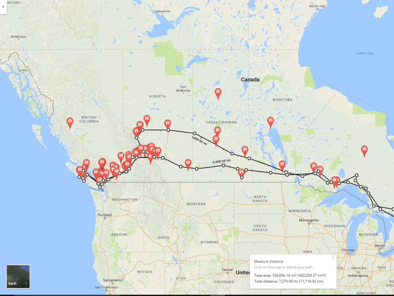 Capturing Canada in 360 for Virtual Reality viewing